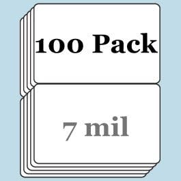 Brainstorm ID7 Mil Butterfly Pouch Laminates (Gloss) - 100 Pack