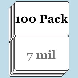 Brainstorm ID7 Mil Butterfly Pouch Laminates (Gloss) - 100 Pack