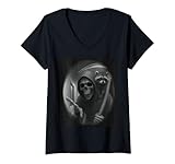 Photo Gallery donna funny grim reaper raccoon dark humor halloween graphic men maglietta con collo a v Photo Gallery donna funny grim reaper raccoon dark humor halloween graphic men maglietta con collo a v