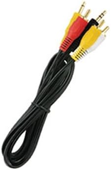 Example of an A/V cable (3.5mm to RCA) for connecting the photo frame to a TV