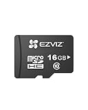 【Capacidad】16GB EZVIZ 16GB Tarjetas microSD Inteligente, Memoria Profesional Tarjeta para Cámaras de Seguridad
