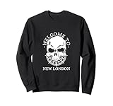 Parfait pour les fans de New London dans le Connecticut et de designs sombres - un vrai accroche-regard avec un crâne et une boussole.