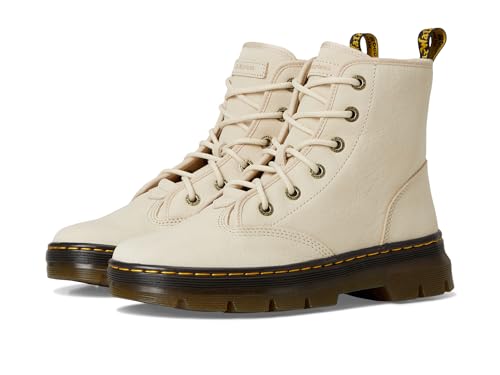 Dr. Martens Women's Charlee Chukka Boot, Parchment Beige Milled Nubuck, 6UK, 8 US Women