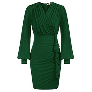 GRACE KARIN Dames Rockabilly etui-jurk business jurk potlood jurk CL1044