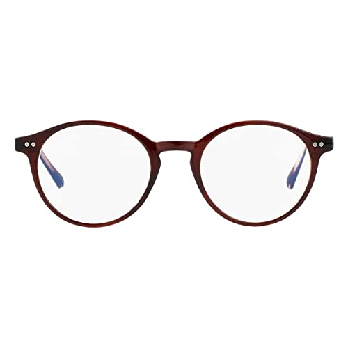 Image of Gleyemor Blue Light Glasses for Men Women, Vintage Round Frame Eyeglasses