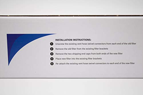 yachtZmarine - Holding Tank Vent Filter - Fits 5/8" Vent Hose Applications - Direct Generic Replacement for: Dometic, ECO, DVF, SeaLand, SaniGuard - Marine Head VacuFlush Boat Waste Filters