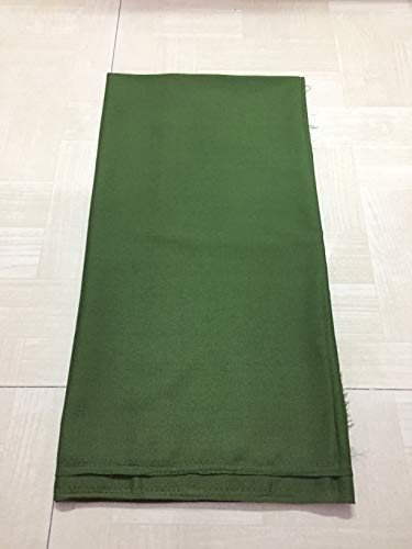 Image of BKRKJ Women's Lizibizi Cotton Unstitched Dress Material Plain Fabric by Meter for Sewing Suit,Salwar,Blouse,Shirt,Kurta,Pyjama,Pathani,Kameez,Chudidar,Patiyala (Mehndi Green 14, 2 Meter)