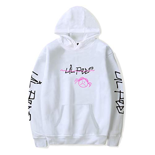 KPOP Rapper Hoodies Love Printed Fashion Sport Hip Hop Sweatshirt Pocket Pullover Tops White