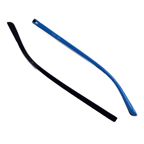 OqcEha Sostituzione del Braccio degli Occhiali, Braccio d Asta di Ricambio for Occhiali, Accessori for Occhiali, 1 Paio di Occhiali in plastica Asta di Ricambio for Occhiali da Vista Asta, Blu Nero