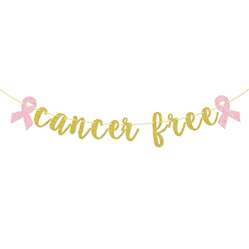 Cancer Free Banner, Cancer Survivor Party Decor by SparkDot - Used condition - US$7.48