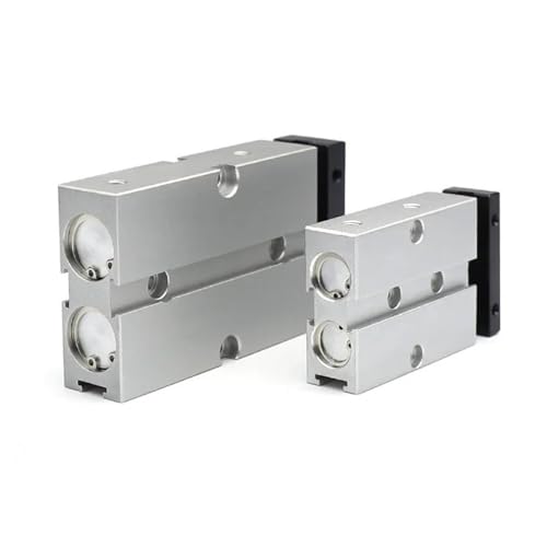 Vérin modèle TN en alliage d'aluminium usiné double tige - 7