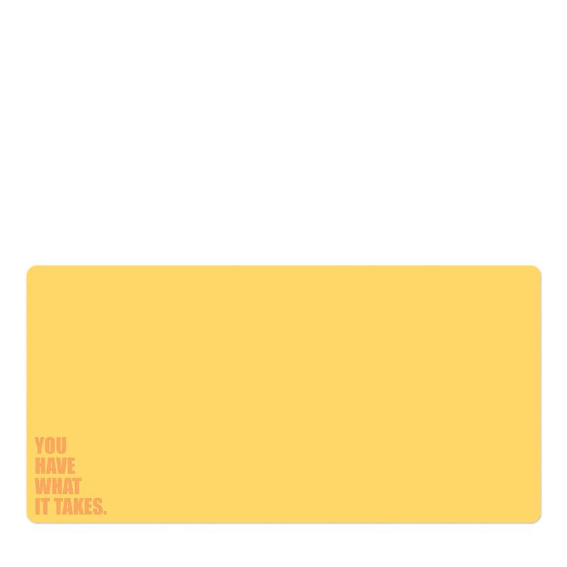 Zooboo Printed Leather Desk Mat, Themed Waterproof Vegan Leather, Anti-Slip and Reversible Desk Pad, Improve Your Workspace with Our Exquisite Table Pad Collection Theme - Yellow