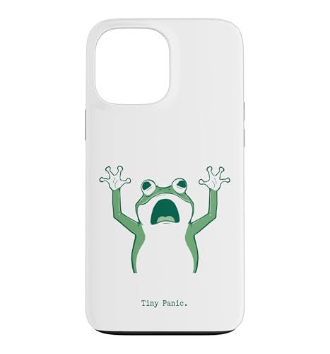 Tiny Panic �s���ȃJ�G�� �����I �l������ ���� �X�}�z�P�[�X iPhone 13 Pro Max �p