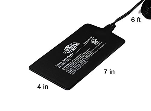 Pangea Reptile Heat Mat (Small, 4X7, 1-5 Gal), Black (Uth4X7) #TOP1