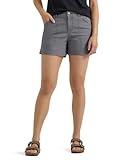 Lee Women's Legendary Carpenter Short, Stormy Gray, 16
