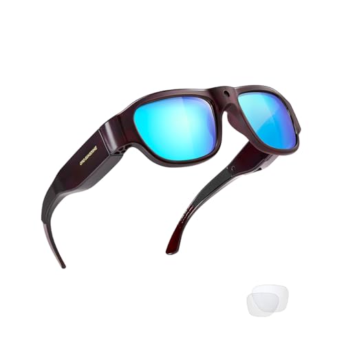 Image of OhO sunshine Full HD Camera Sunglasses, Record-While-Charging, Water Resistant, UV Protection Lenses, Unisex, 64G Storage