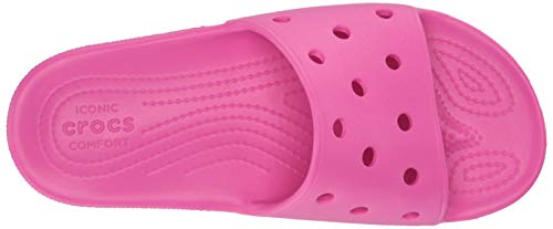 Chinelo, Crocs, Classic Slide, Electric Pink, 39, Adulto Unissex