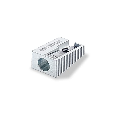 Image of STAEDTLER Mars Lumograph Graphite Artist Sketching Set, 6 Pencils (6B, 4B, 2B, B, HB, 2H), Mini Mars Plastic Eraser, Metal Sharpener