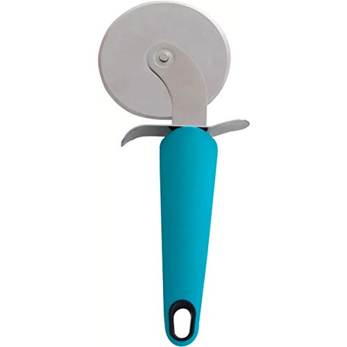 Prat-K, 4093015, Cortador Pizza Casual Aço Inox Cabo Nylon Emborrachado, Azul