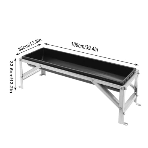 Mangeoire à foin pour bétail et moutons avec support robuste pour grange - 3