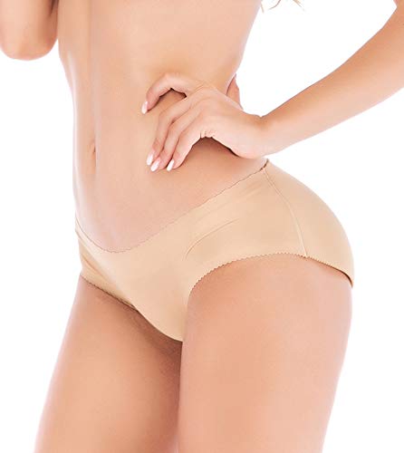DODOING Women Butt Hip Up Padded Panties Push up Underwear Seamless Bottom Sponge