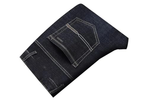 Men's Thin Classic Stretch Loose Straight-Leg Jeans, Premium Plus-Size Everyday Jeans.