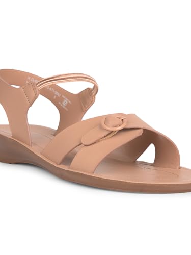 Image of Bata CLAM SANDAL E Women Casual Sandal In BROWN