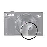 【1枚】Canon PowerShot SX740 HS/SX730 HS カメラ レンズ 保護フィルム [HVUYAL]旭硝子9H UVフィルター 高度透明 飛散防止処理 耐衝撃 撥水撥油キズ防止
