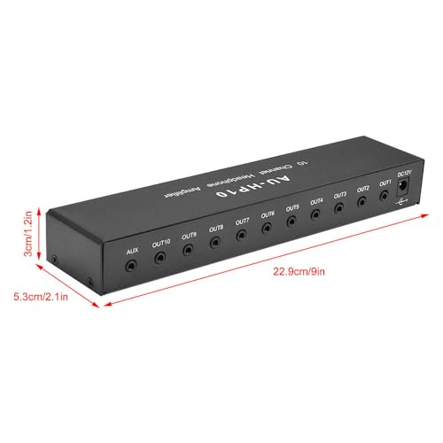 AU-HP10 Amplificateur stéréo avec 10 amplificateurs boîtier de distribution audio