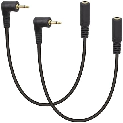 Premium Audio Connecting Cable 6 Foot Right Angle 3.5mm Male To Male Stereo Audio Cable - Premium Build 3.5mm Right Angle Audio Cable - Foto 9