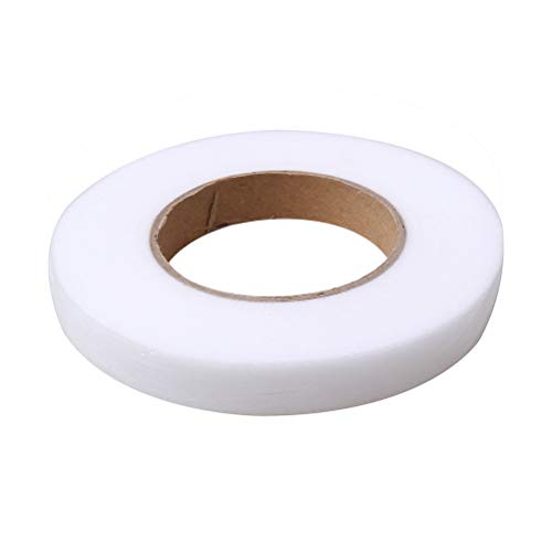 SUMAJU 2 Pack Fabric Fusing Tape, Adhesive Hem Tape Iron-on Hemming Tape Fabric Fusible Web Tape for Bonding Clothes Jeans Collars(70 Yards,0.59 Inch and 0.79 Inch)
