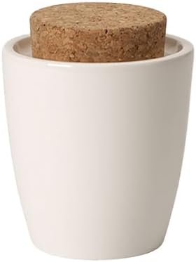 Villeroy & Boch Artesano Original Sugar Bowl, Premium Porcelain/Cork, White