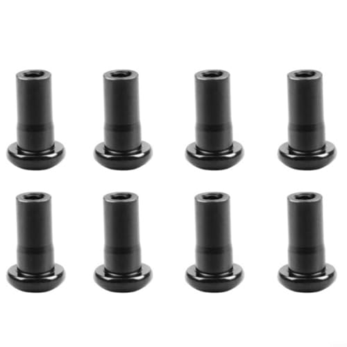 HOHOVYVY Türscharniermuttern Schwarz 8PCS