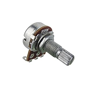 IKN Mini Potentiomètre avec Bayonet B500k Long Shaft 18mm Base Dia 17mm pour Remplacement de Guitare, Pack de 10pcs - Les Beatles, Paul McCartney, John Lennon, RIngo Starr, George Harrison IKN Mini Potentiomètre avec Bayonet B500k Long Shaft 18mm Base Dia 17mm pour Remplacement de Guitare, Pack de 10pcs – Image 5