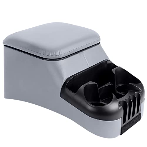 Center Console for Truck Bench Seats – Medium, Gray