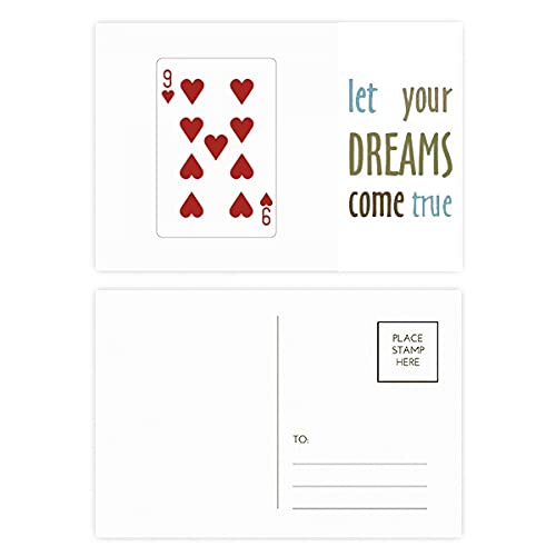 Tarjetas de agradecimiento y juego de tarjetas de felicitación con corazón en pack de 20