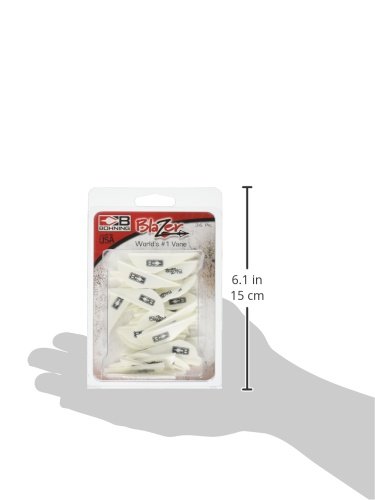 Bohning Blazer Vane (Pack Of 36), White, 2" #TOP2