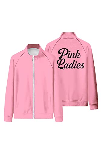 Vecborn Womens Girls Pink Jacket Rydell School Zipper...