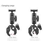 NEOSOU Uchwyt motocyklowy na kierownicę rowerową z magnetycznym szybkozłączką do DJI Osmo Action 5 Pro 4 3, super zacisk 360, przegub kulowy, elastyczna rura, uchwyt na rurę tylną, akcesoria montażowe