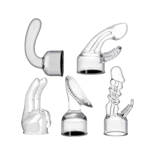 NUHUi 5Pcs Electric Massage Gun Attachments Muscle Massager Gun Accessorie for Neck Legs Back Part fit for MINI Hitachi Massage Gun Head