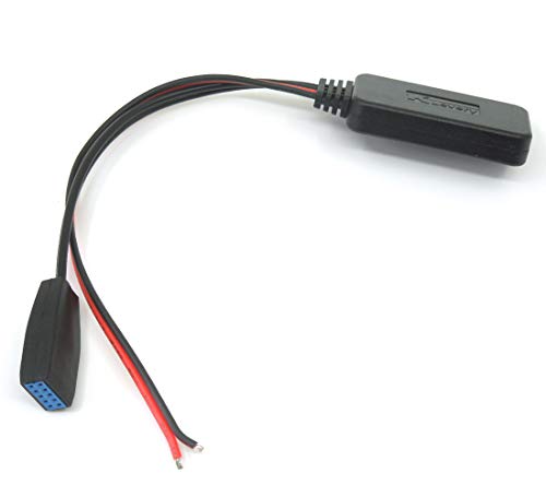 Colorparts2016 Car Bluetooth Adapter Audio Aux 10-Pin Interface Cable For Bmw E46 3-Series 2002-2006 Busines Cd #TOP2