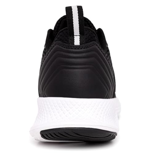 Nautica Men'S Sneakers Lace-Up Comfortable Casual Fashion Walking Shoes-Ruvio-Black White-10 thumb #2