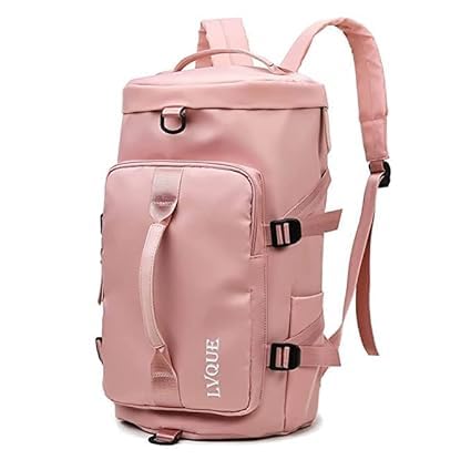 FRUITZY 3 in 1 Duffel Foldable Waterproof Carry on Bag with Travel Backpack 35L Unisex Bag and Fitness Workout Shoe Compartment.-image-4