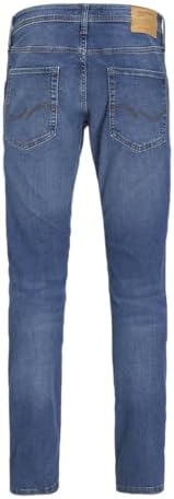 JACK & JONES Erkek JJIGLENN JJORIGINAL SQ 223 NOOS Kot Pantolon, Blue Denim, 28/32 - Görsel 4