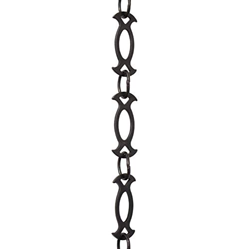 Rch Hardware Ch-47-Obb Brass Chandelier Chain, Oil Bronzed Black (1 Foot) #TOP1