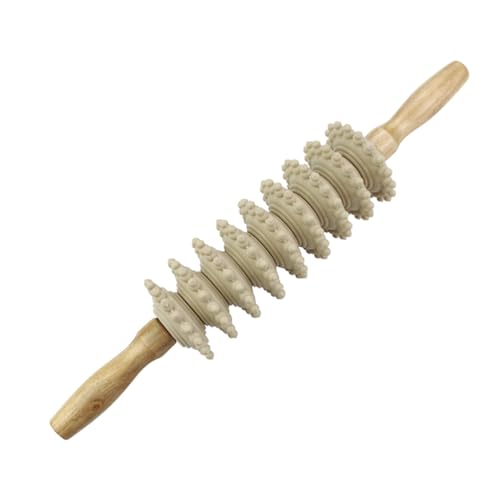 1Stk Massagestab durchblutung fördern massagematte ganzkörpermassage professioneller Massager Körper entspannendes Massagegerät Haupt Werkzeug Yoga-Rad Scrollrad Fitness pp
