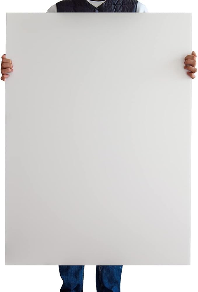 Union Strong Foam Board 24X36 3/16" 5-Pack : Matte Finish High-Density Professional Use, Suitable for Presentations, Signboards, Arts and Crafts, Framing, Display (White, 24 x 36 x 3/16")