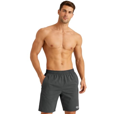 Image of GYMIFIC Mens Sports Training Running Dry Fit Solid Boxer Shorts | Premium Lightweight Stretchable Activewear Gym Shorts for Running, Workout, Training & Fitness