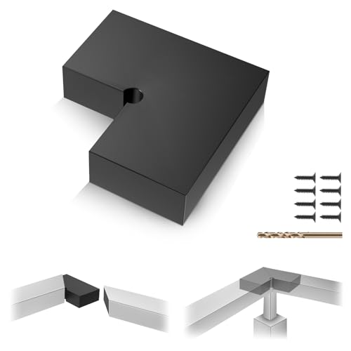 1 Pack Plastic Corner Connector for Stainless Steel Handrail (90°)