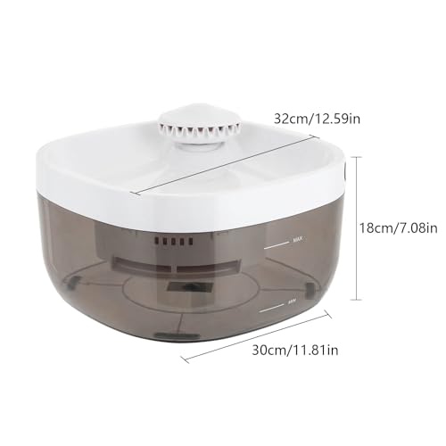 Fuente de agua eléctrica para gatos y perros 1.85 gal miniatura 5
